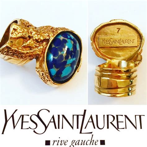 ysl ring vintage|yves saint laurent jewellery.